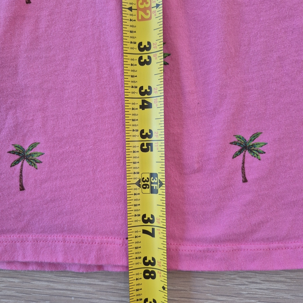 Charter Club Pink Palm-Print Nightshirt - Picture 7 of 7